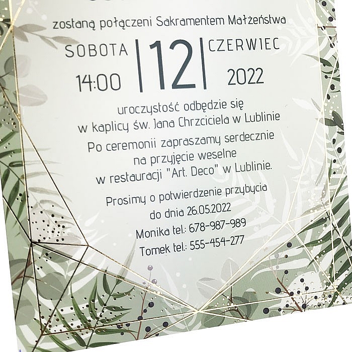 Zaproszenie F1618 - obrazek 4