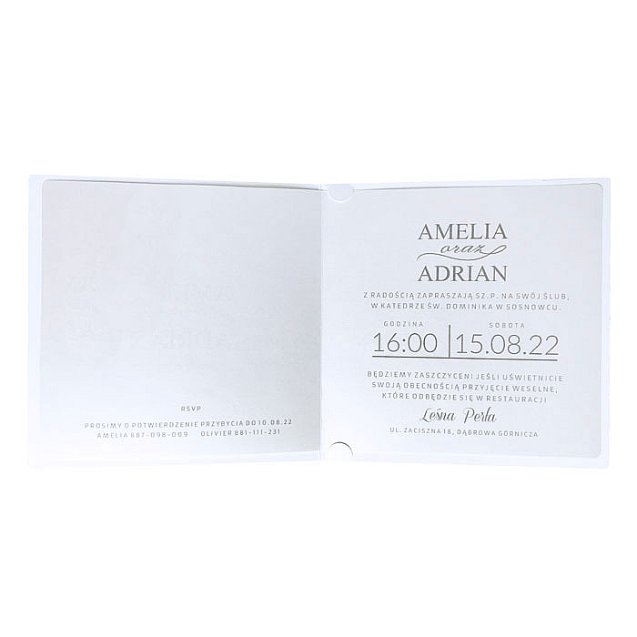 Zaproszenie F1622 - obrazek 2