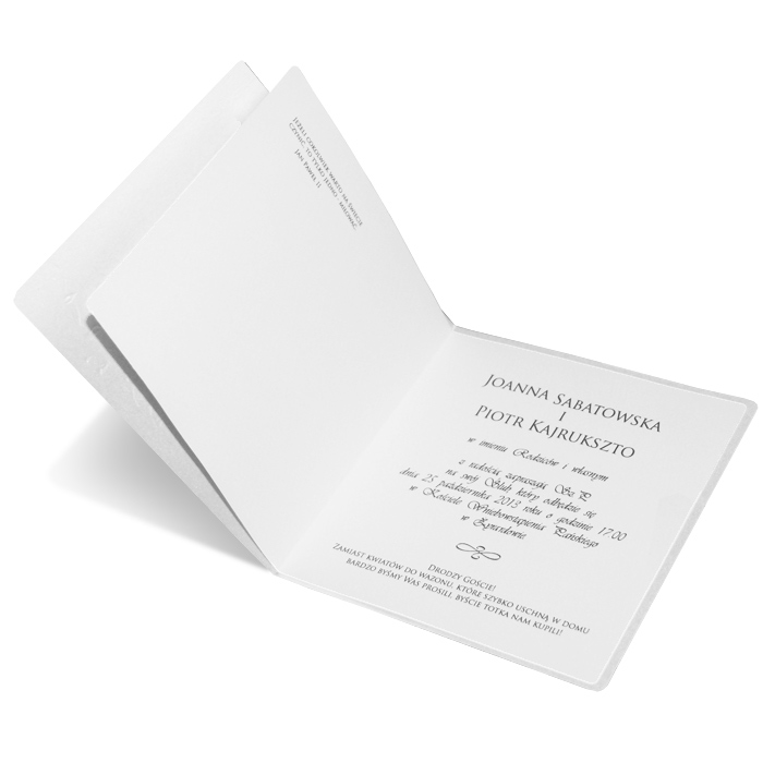 Zaproszenie F1035Aq - obrazek 2