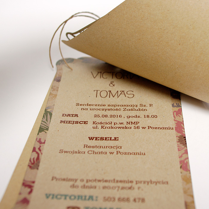 Zaproszenie F1248 - obrazek 3