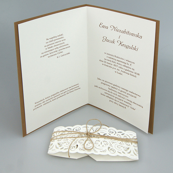 Zaproszenie F1336 - obrazek 2