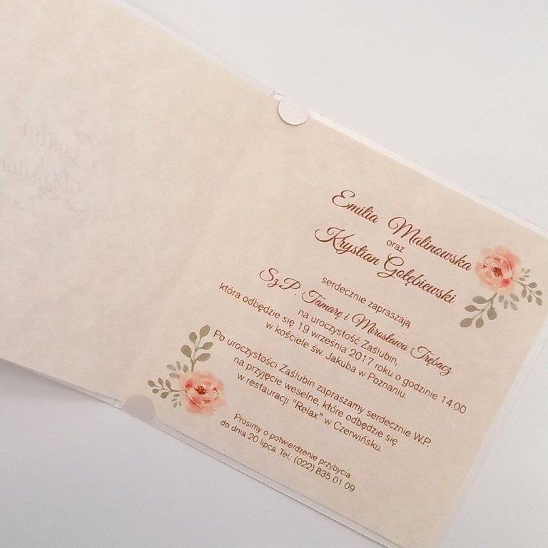 Zaproszenie F1424 - obrazek 3