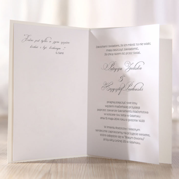 Zaproszenie TBH3201 - obrazek 3