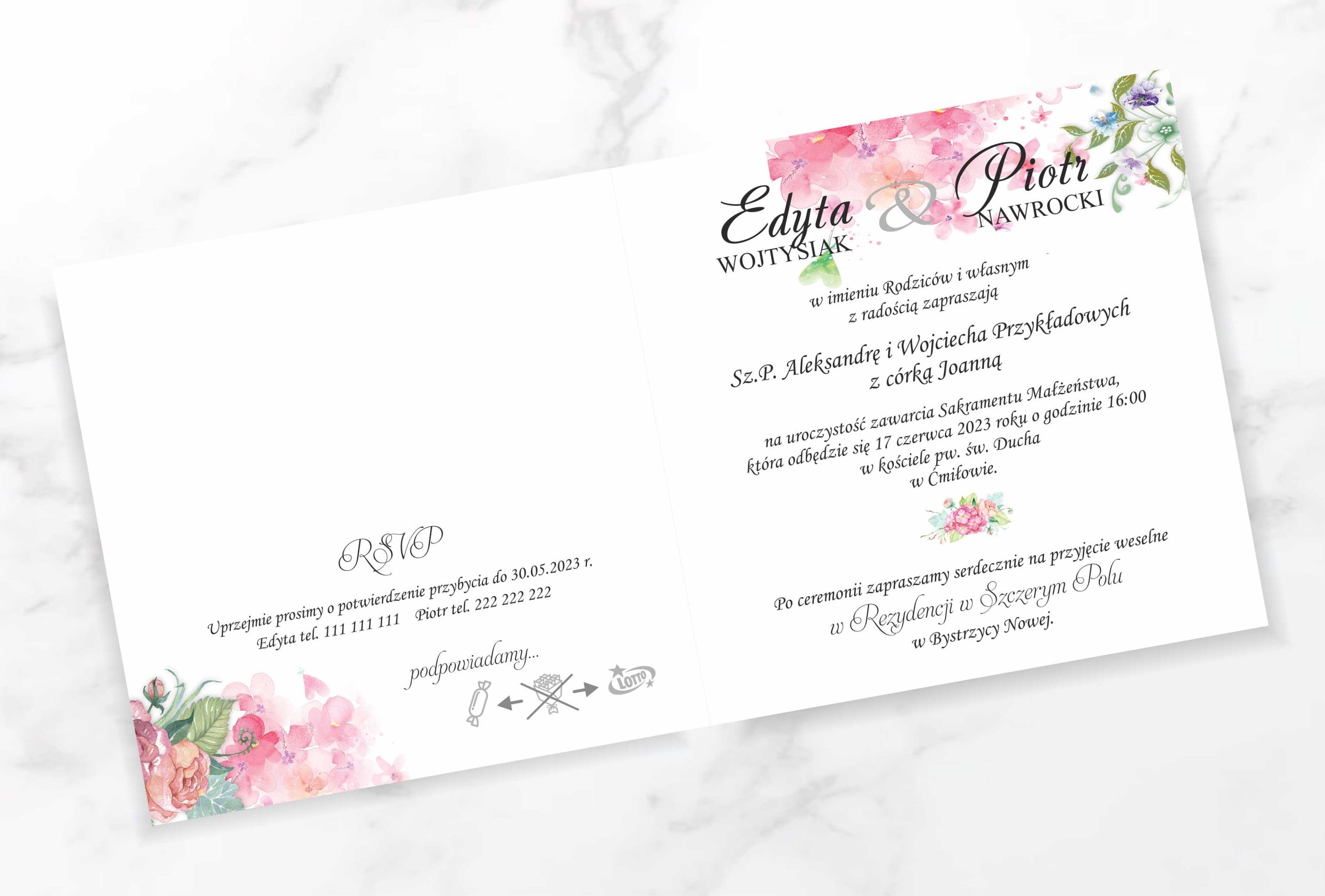 Zaproszenie Z12 - obrazek 2