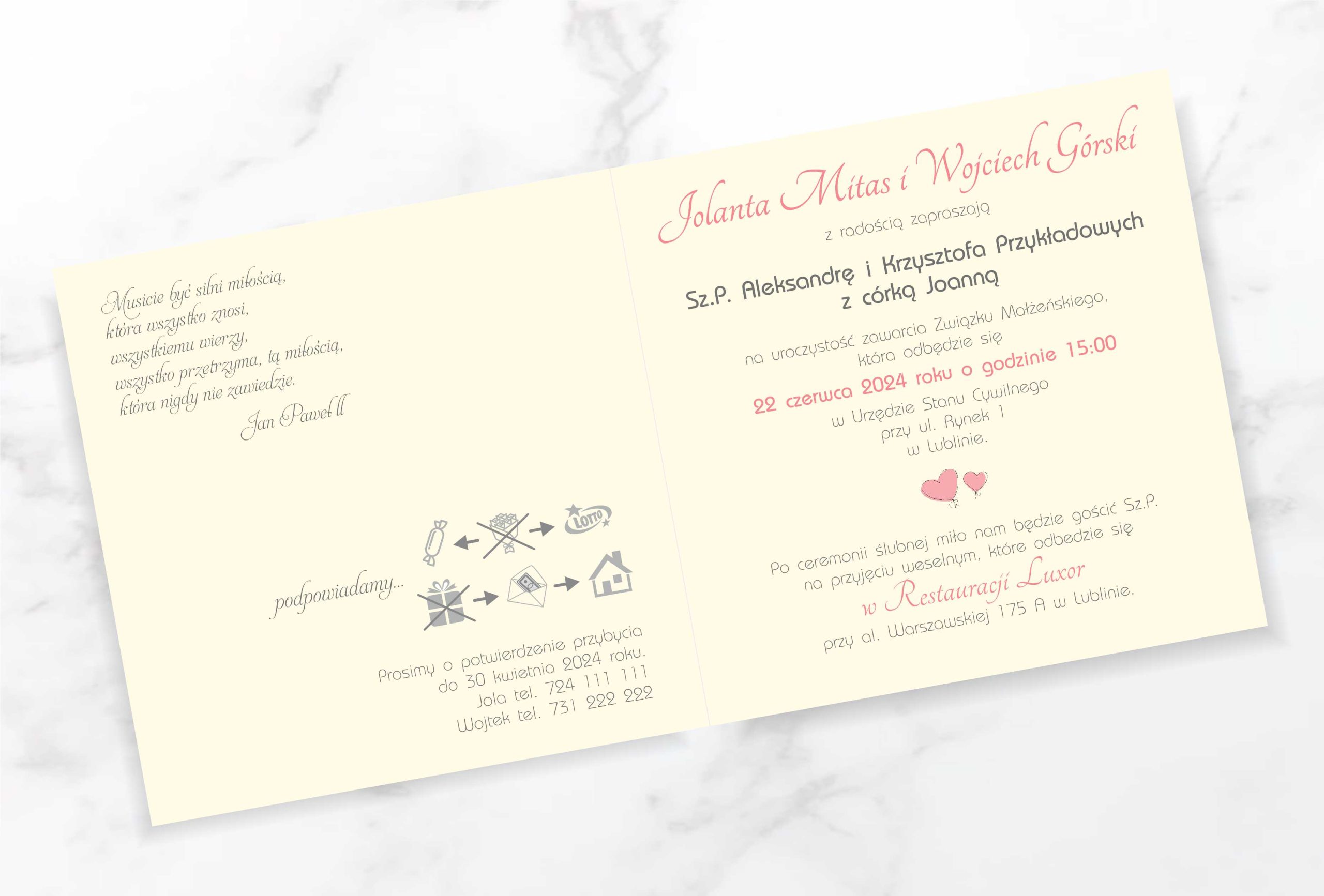 Zaproszenie Z23 - obrazek 6