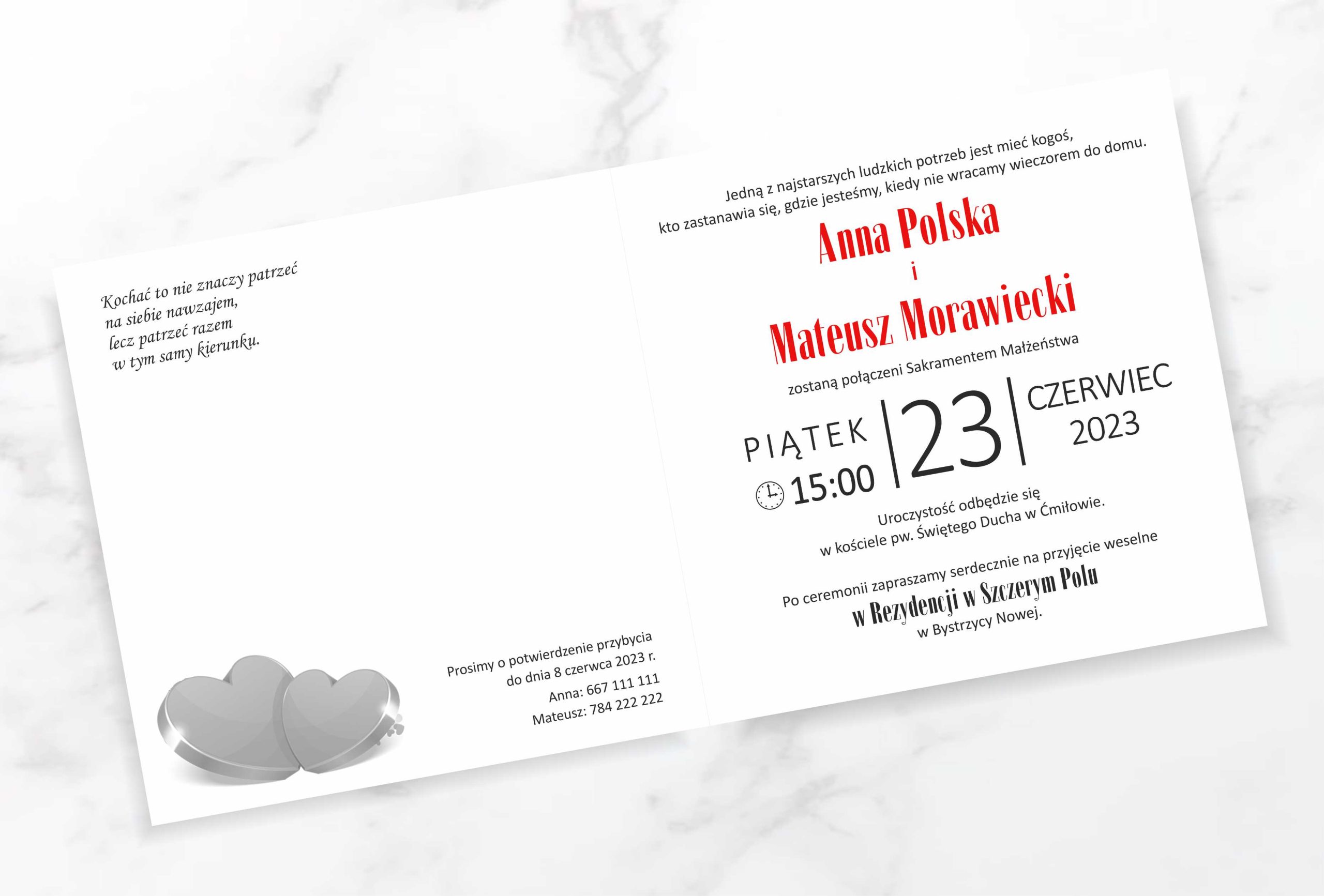 Zaproszenie Z5 - obrazek 2